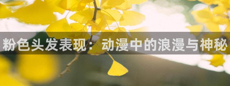 里番动漫 在线观看：粉色头发表现：动漫中的浪漫与神秘