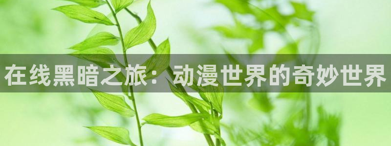免费里番动漫在线观看：在线黑暗之旅：动漫世界的奇妙世界